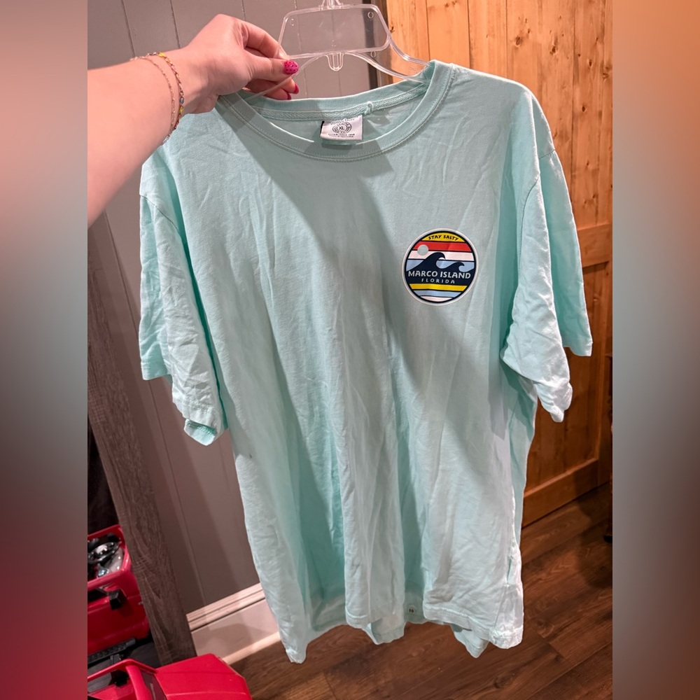 Marco Island Graphic Tee - Mint Green